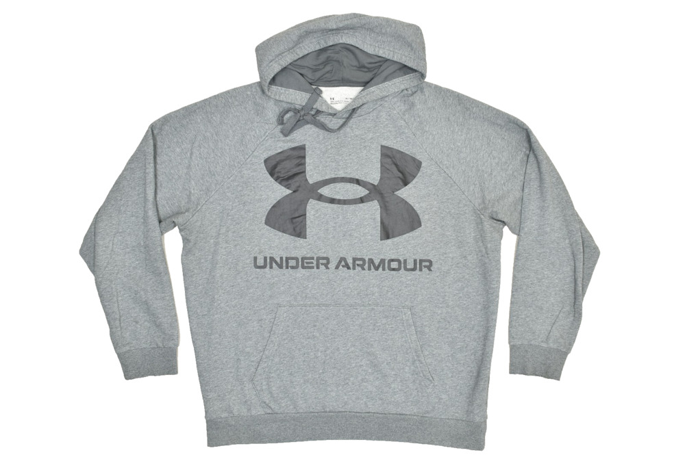 Under Armour Men's Gray Loose Fit Pullover Hoodie Sweatshirt Size XL Loose Coldg